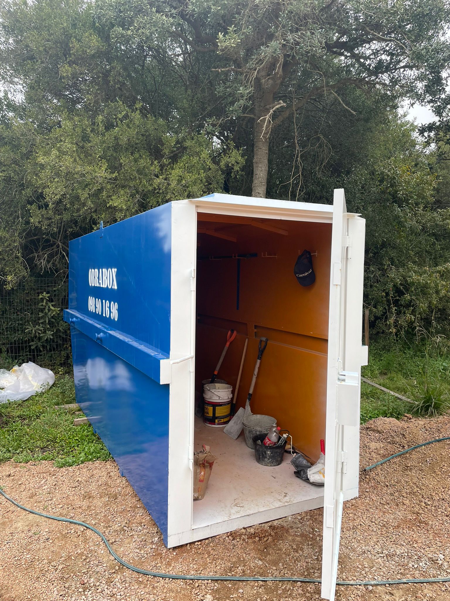 Interior de obrador con herramientas